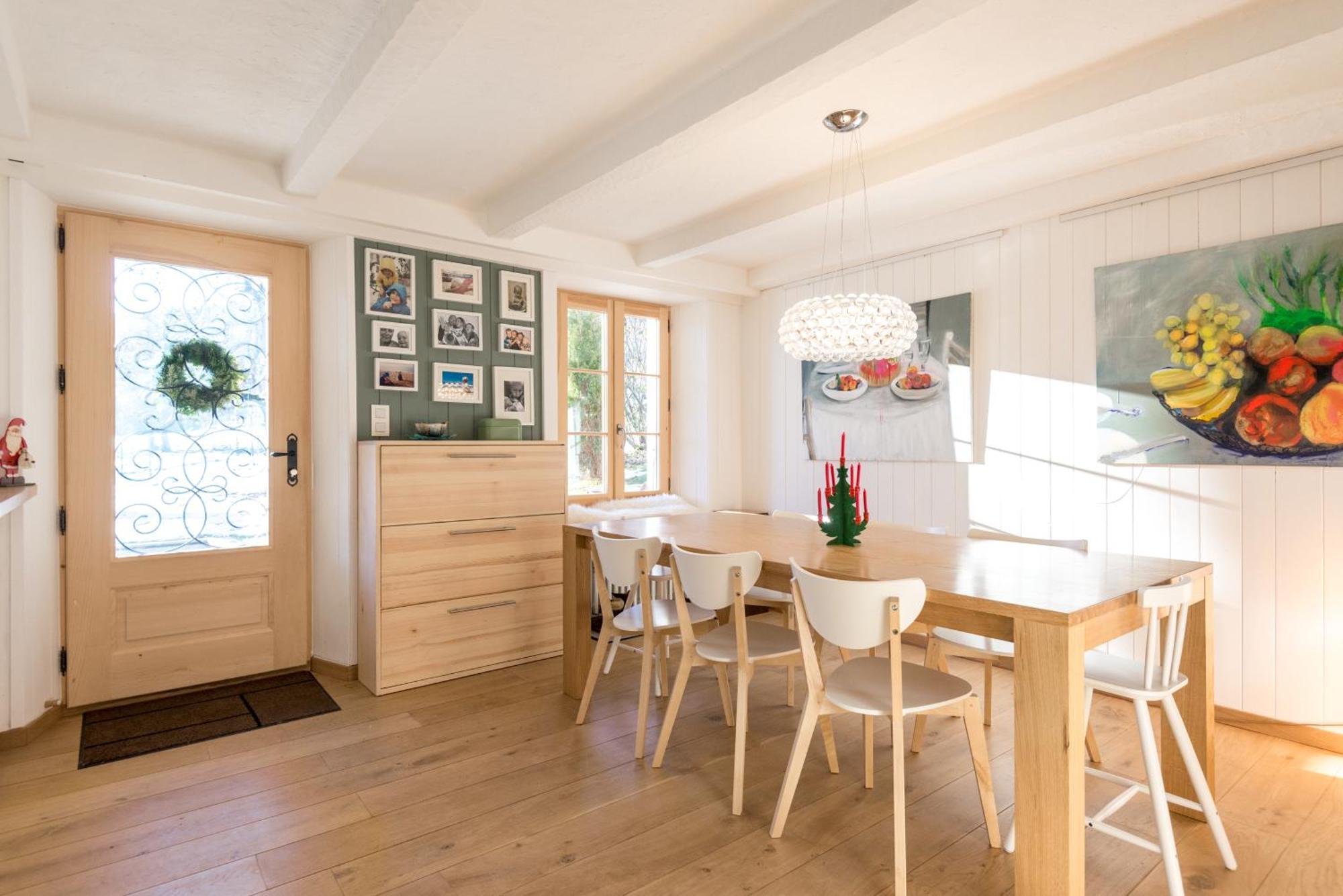 Chalet à Megève-Vauvray - Appartements tout confort, vue Mont Blanc Demi-Quartier Exterior foto