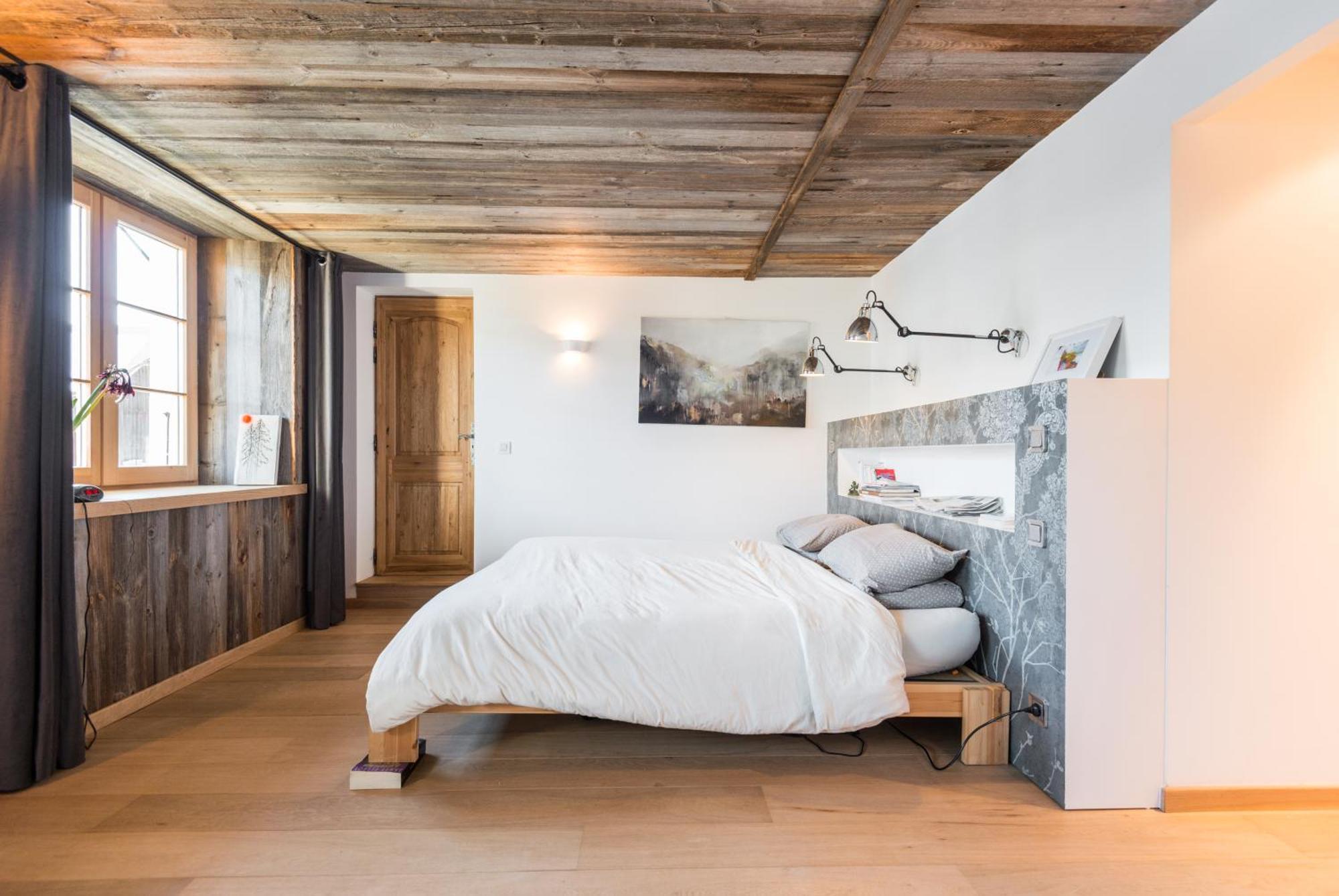 Chalet à Megève-Vauvray - Appartements tout confort, vue Mont Blanc Demi-Quartier Exterior foto