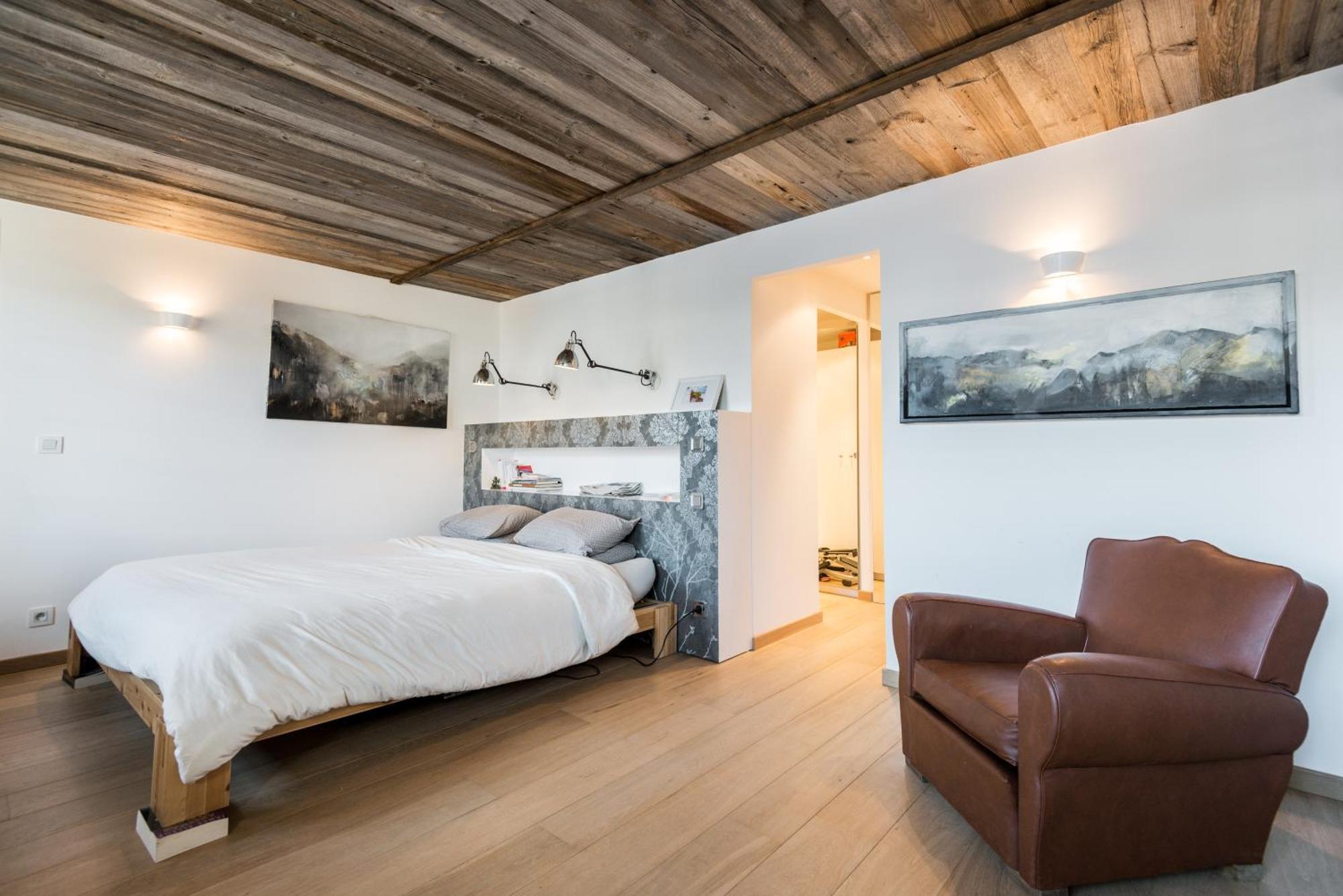 Chalet à Megève-Vauvray - Appartements tout confort, vue Mont Blanc Demi-Quartier Exterior foto