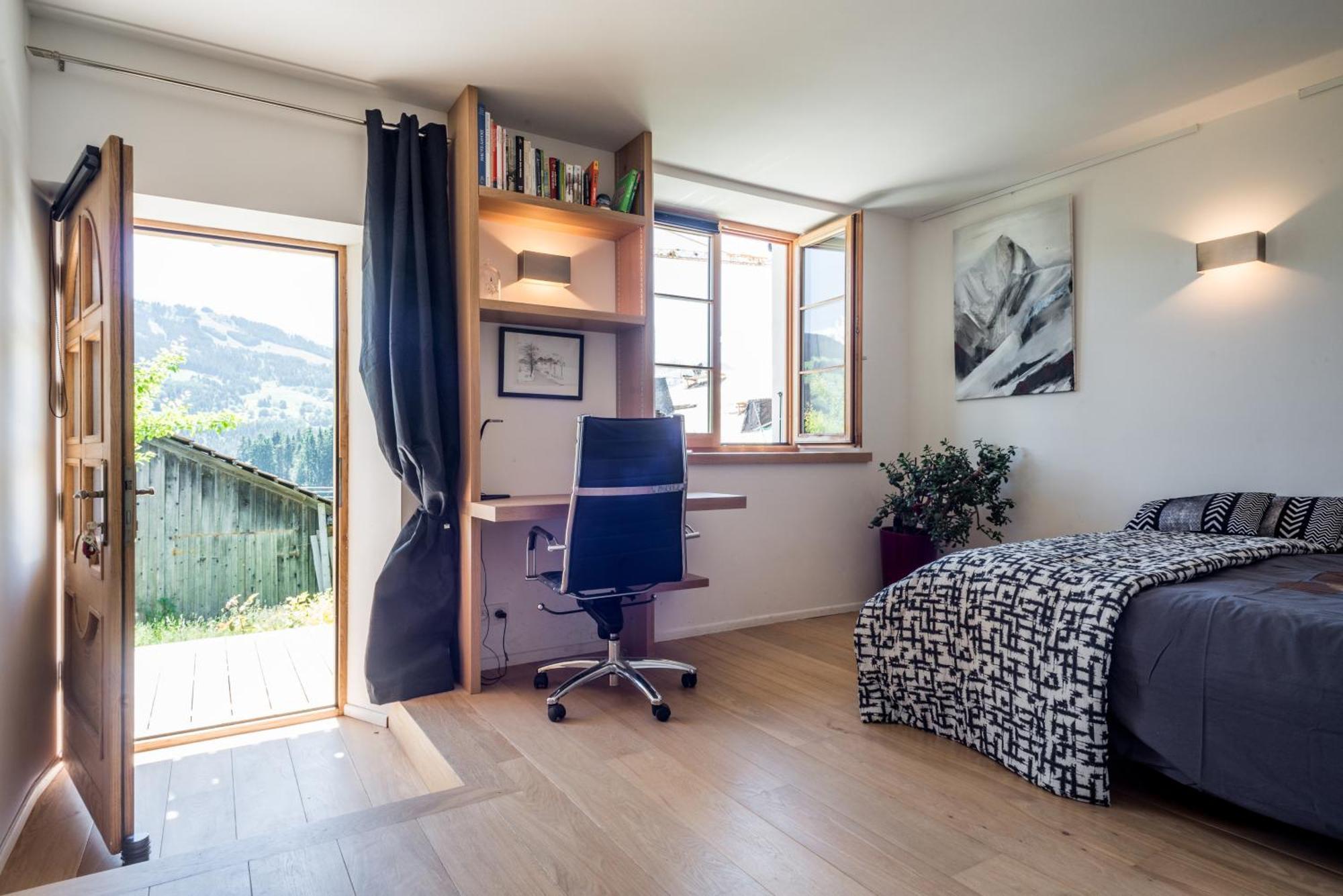 Chalet à Megève-Vauvray - Appartements tout confort, vue Mont Blanc Demi-Quartier Exterior foto