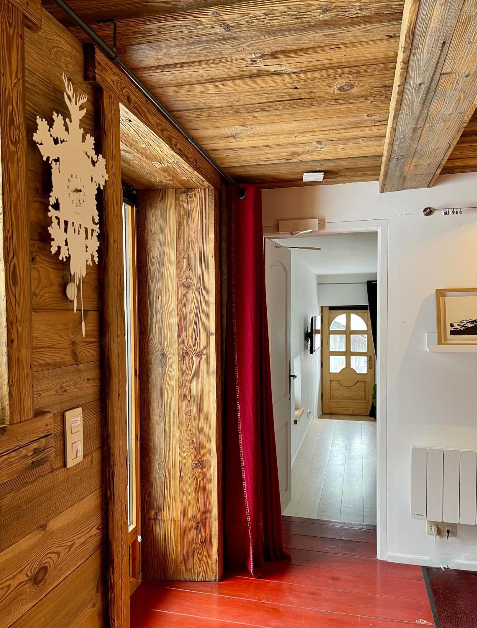 Chalet à Megève-Vauvray - Appartements tout confort, vue Mont Blanc Demi-Quartier Exterior foto
