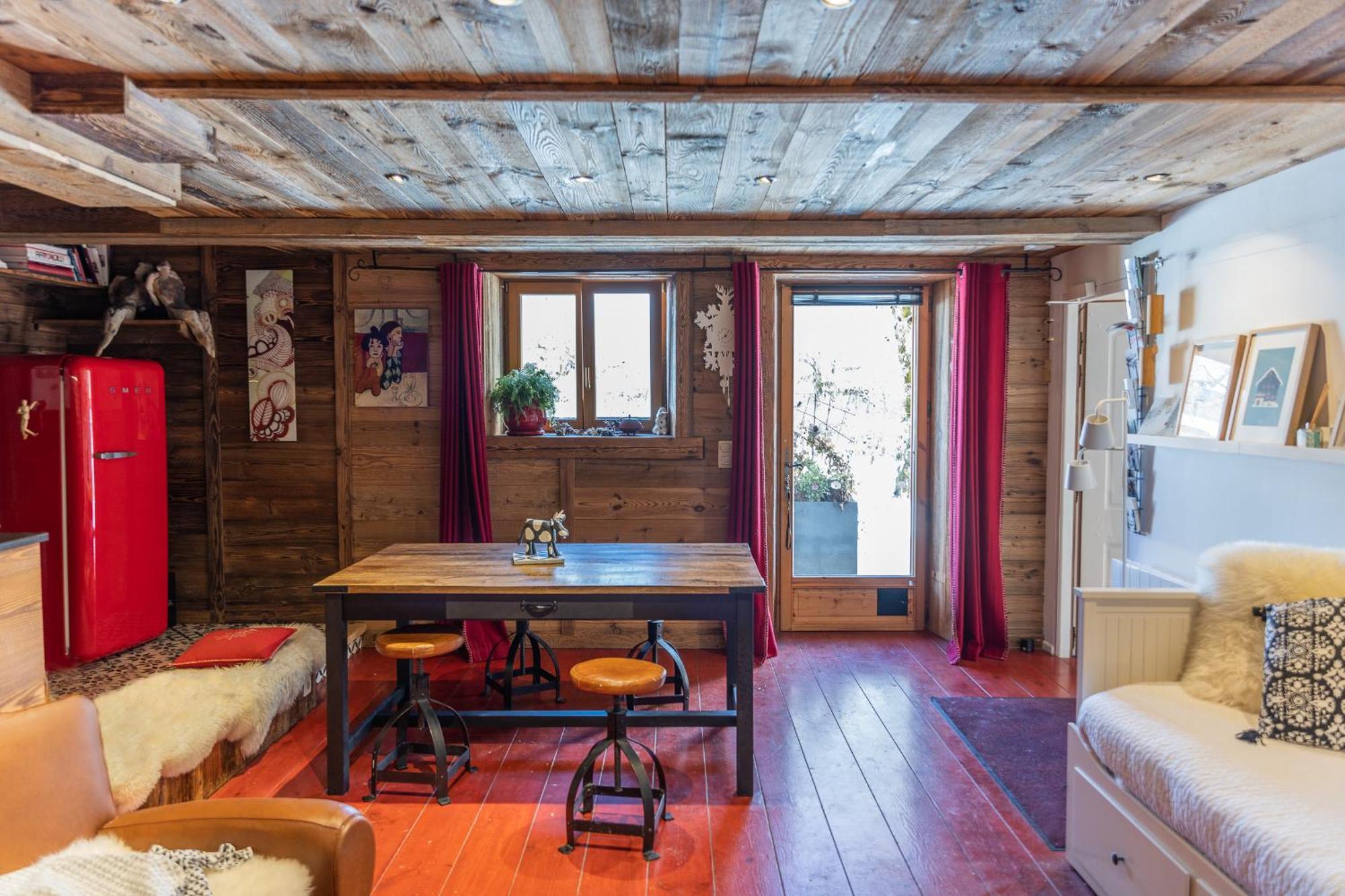 Chalet à Megève-Vauvray - Appartements tout confort, vue Mont Blanc Demi-Quartier Exterior foto