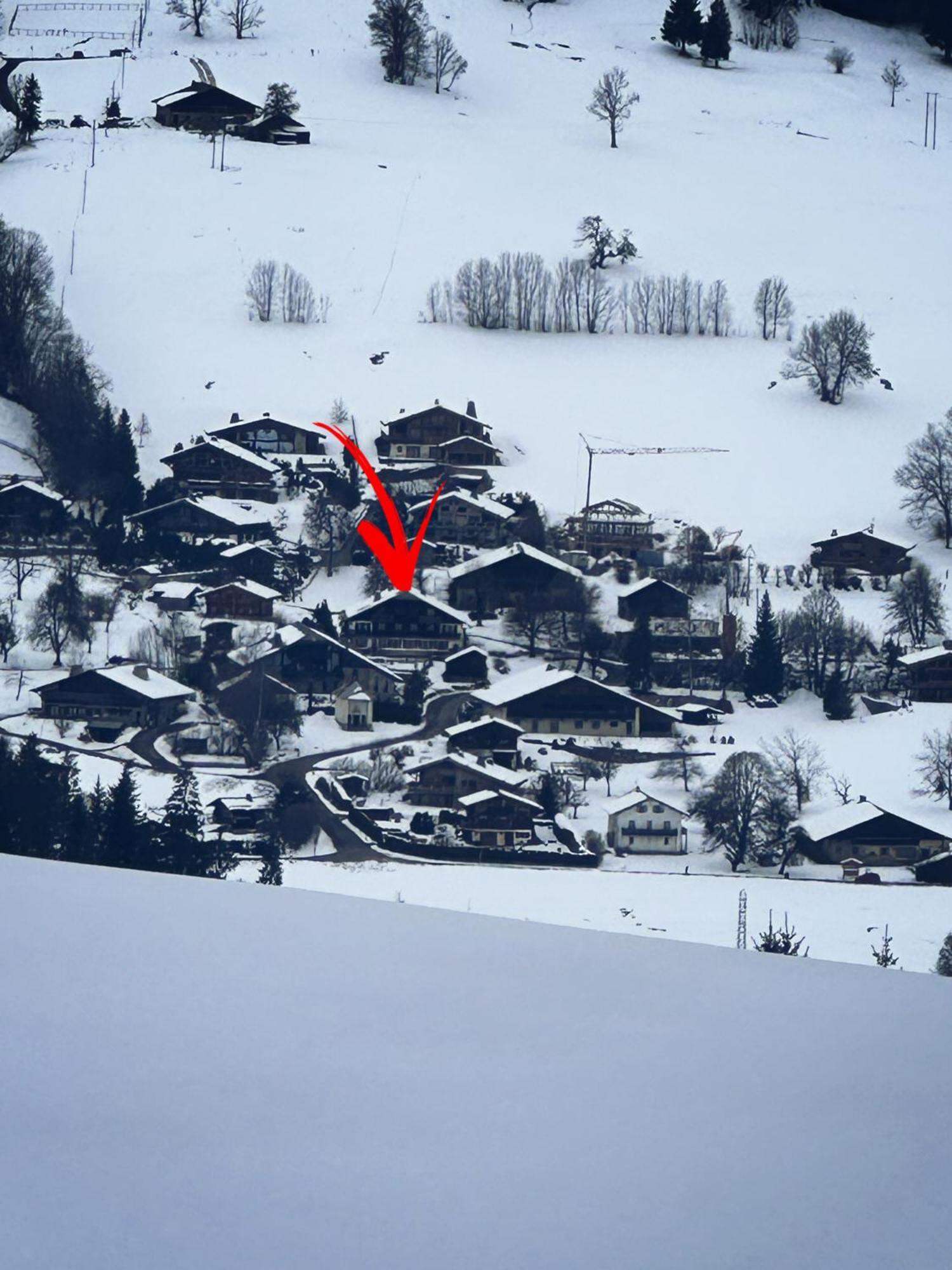 Chalet à Megève-Vauvray - Appartements tout confort, vue Mont Blanc Demi-Quartier Exterior foto